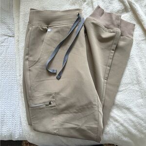 Figs limited edition latte jogger scrub bottoms